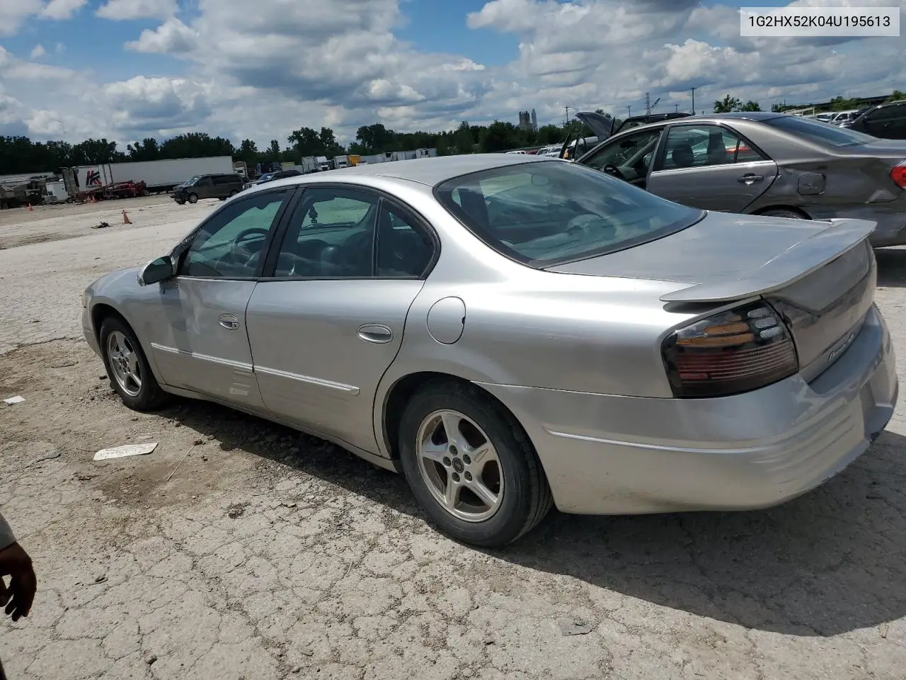 2004 Pontiac Bonneville Se VIN: 1G2HX52K04U195613 Lot: 58787305