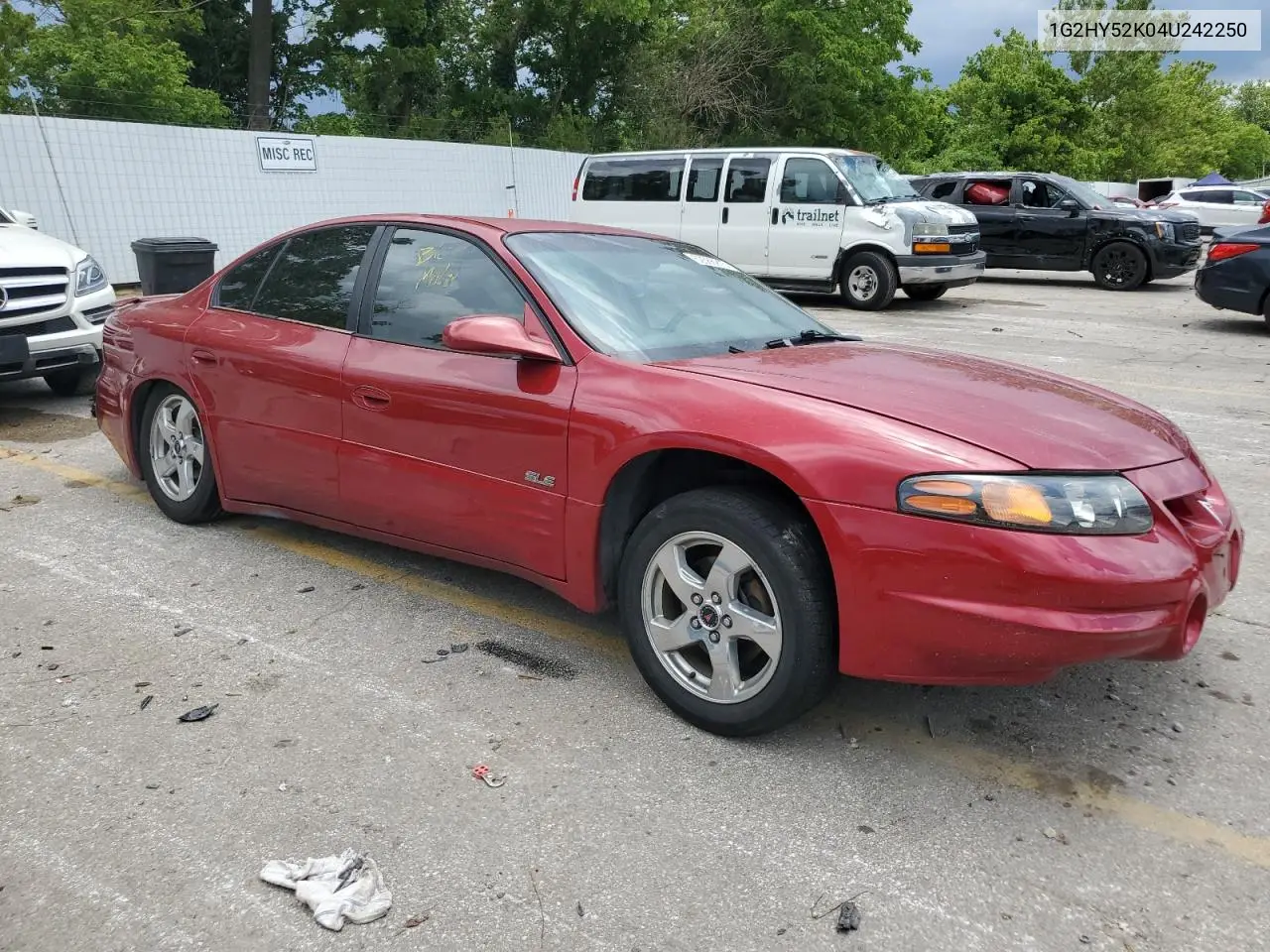 2004 Pontiac Bonneville Sle VIN: 1G2HY52K04U242250 Lot: 62566915