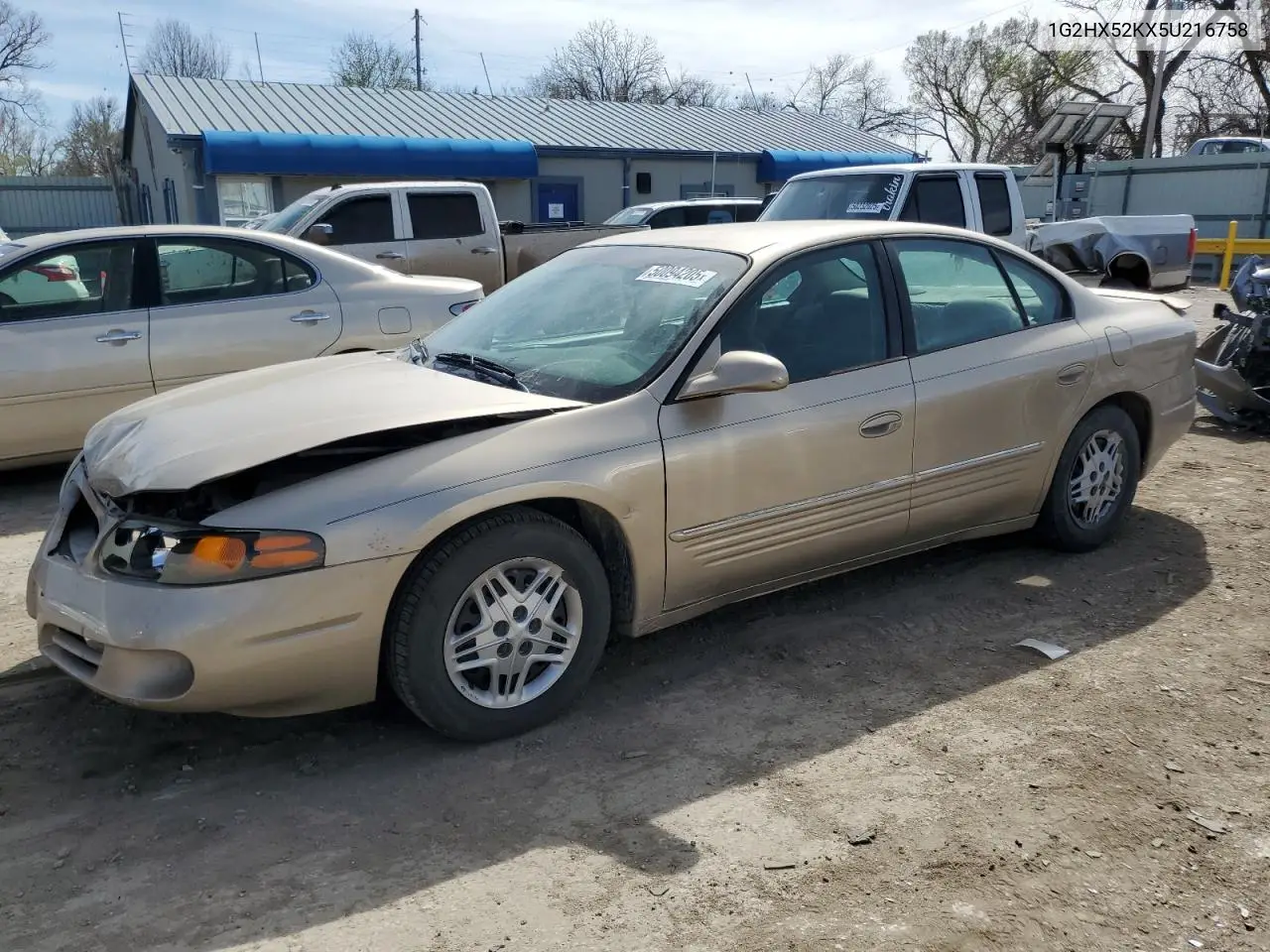 2005 Pontiac Bonneville Se VIN: 1G2HX52KX5U216758 Lot: 50094205