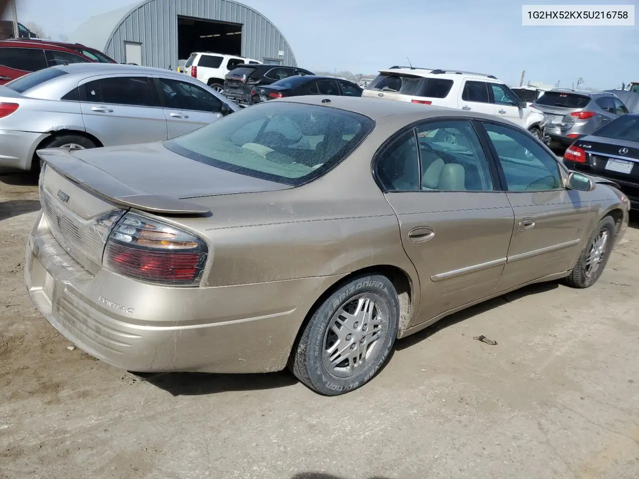 2005 Pontiac Bonneville Se VIN: 1G2HX52KX5U216758 Lot: 50094205
