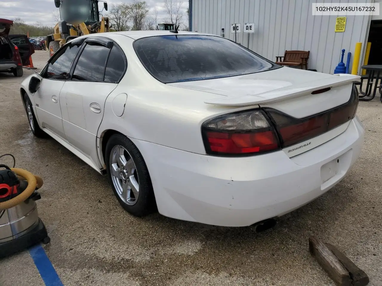 2005 Pontiac Bonneville Sle VIN: 1G2HY52K45U167232 Lot: 53305335