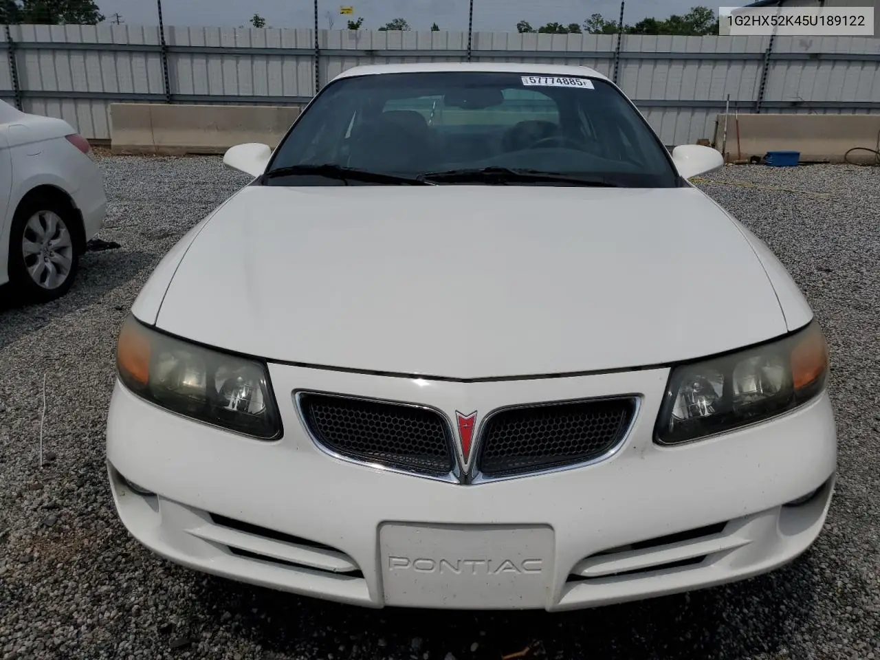 2005 Pontiac Bonneville Se VIN: 1G2HX52K45U189122 Lot: 57774885