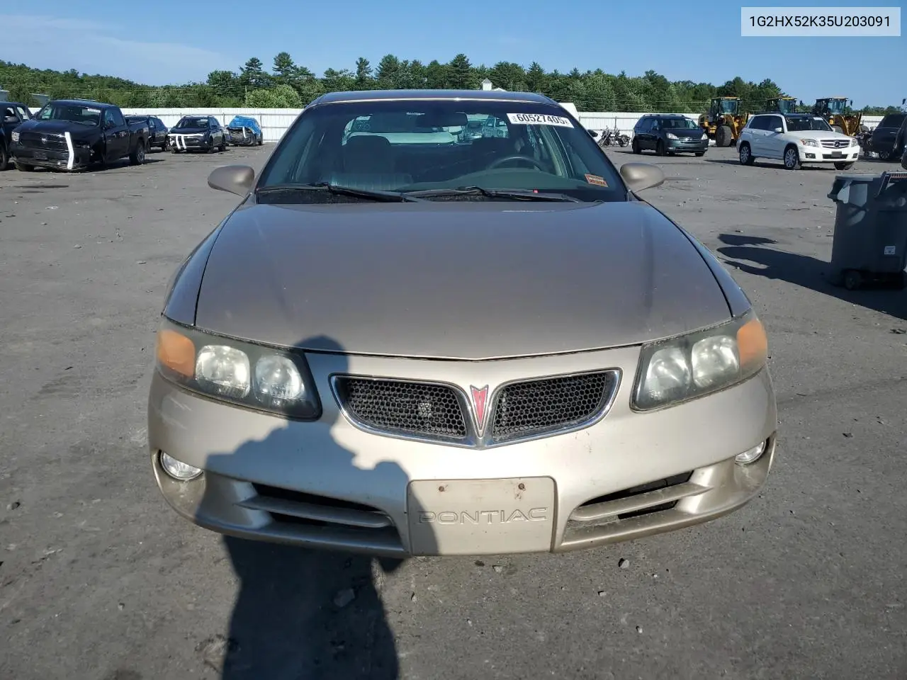 2005 Pontiac Bonneville Se VIN: 1G2HX52K35U203091 Lot: 60527405