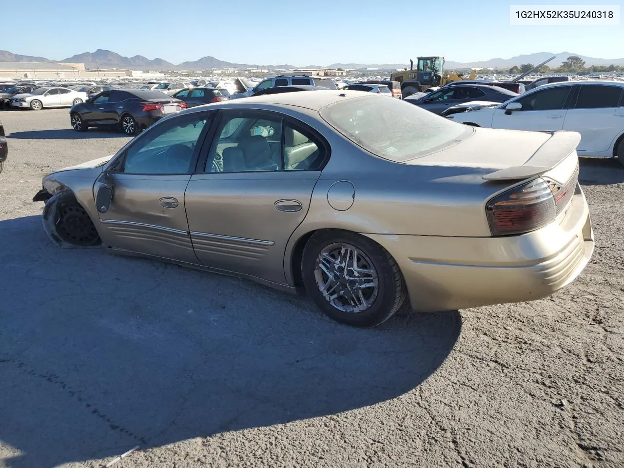 2005 Pontiac Bonneville Se VIN: 1G2HX52K35U240318 Lot: 77627804