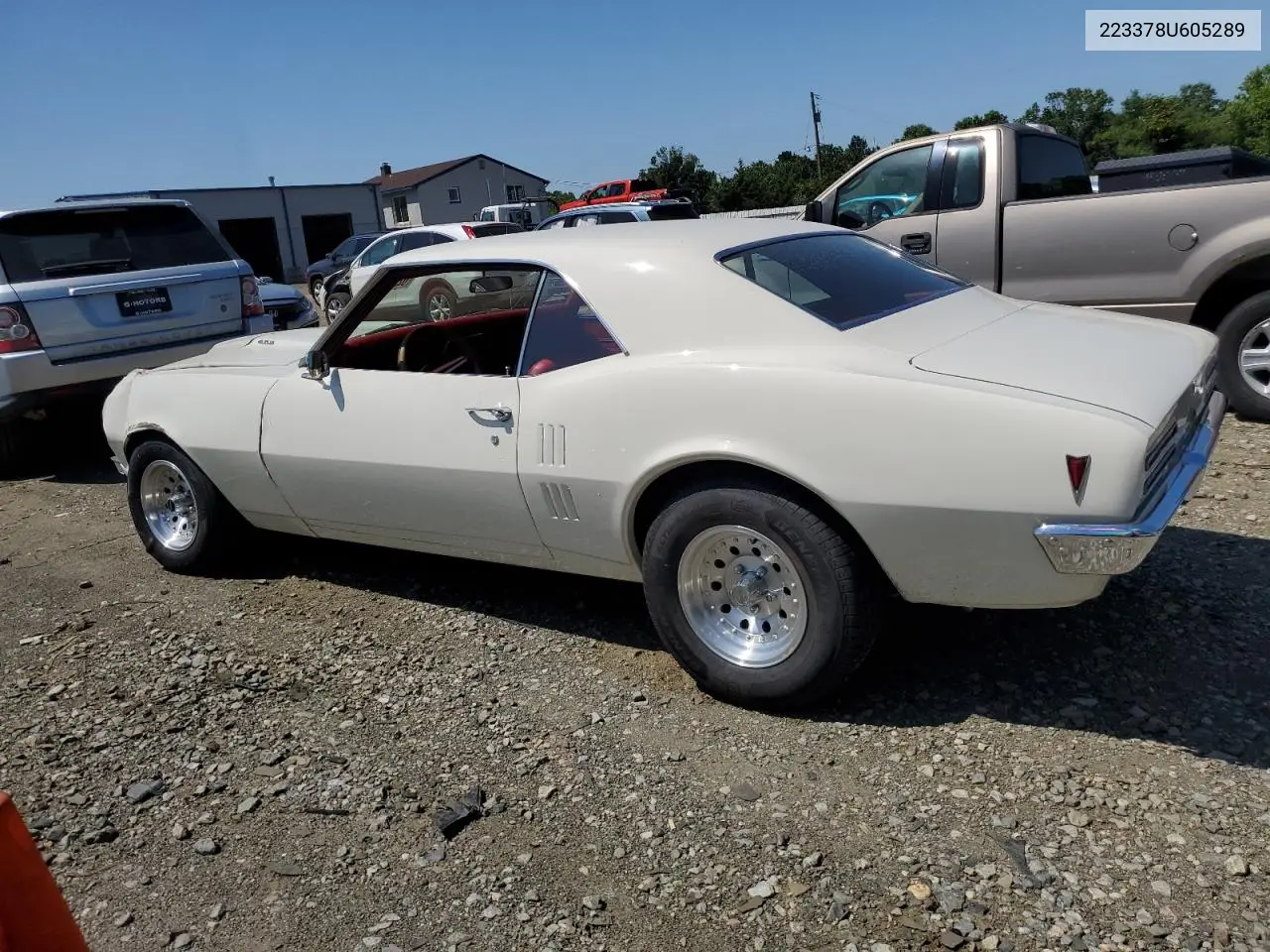 1968 Pontiac Firebird VIN: 223378U605289 Lot: 62057715