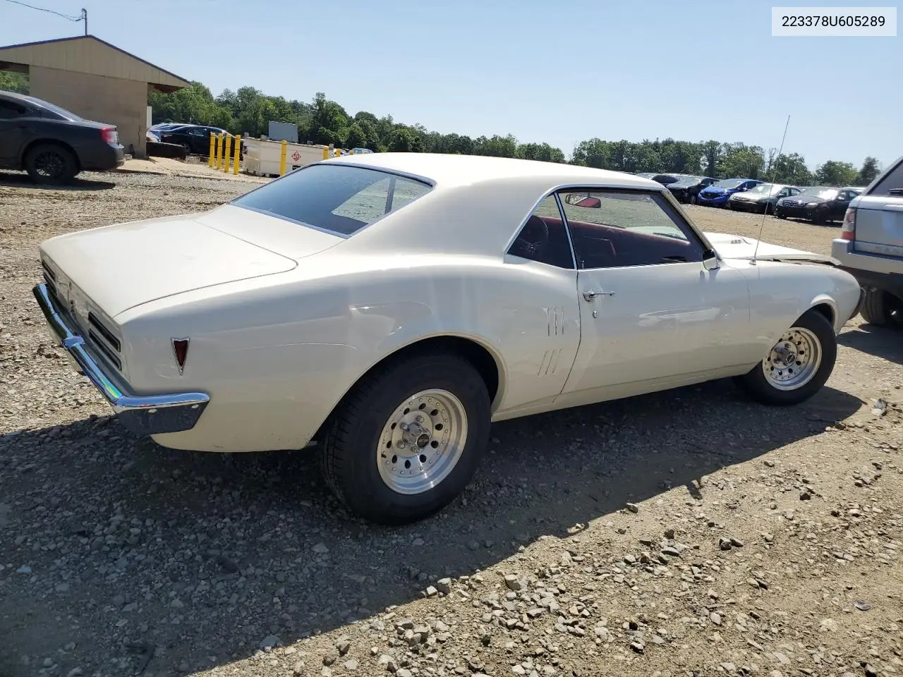 1968 Pontiac Firebird VIN: 223378U605289 Lot: 62057715