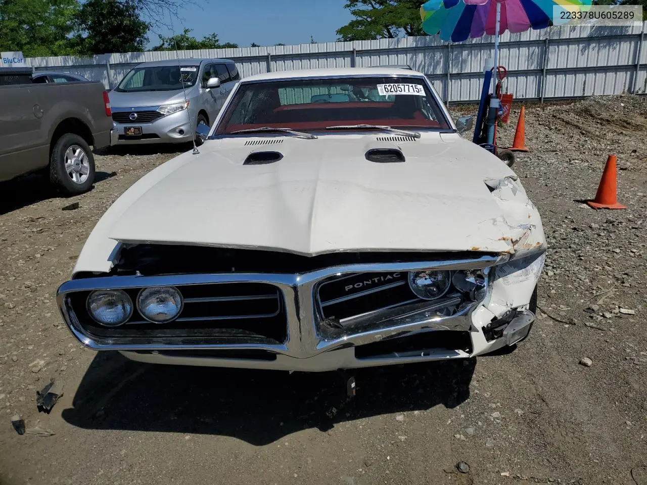 1968 Pontiac Firebird VIN: 223378U605289 Lot: 62057715