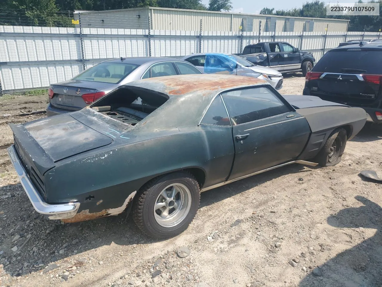 1969 Pontiac Firebird VIN: 223379U107509 Lot: 65893114