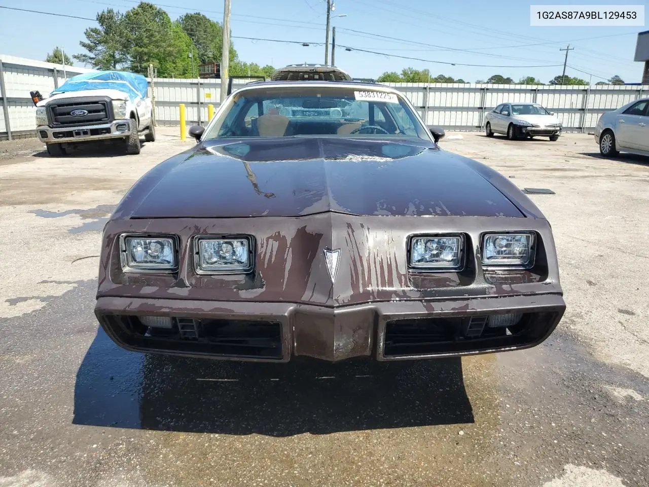 1981 Pontiac Firebird VIN: 1G2AS87A9BL129453 Lot: 53831225