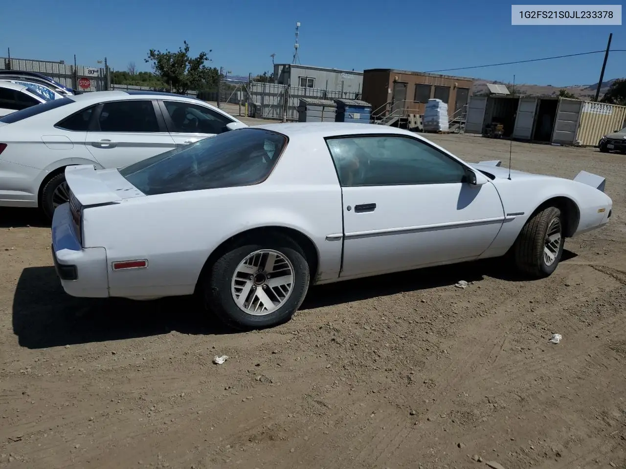 1988 Pontiac Firebird VIN: 1G2FS21S0JL233378 Lot: 61510885
