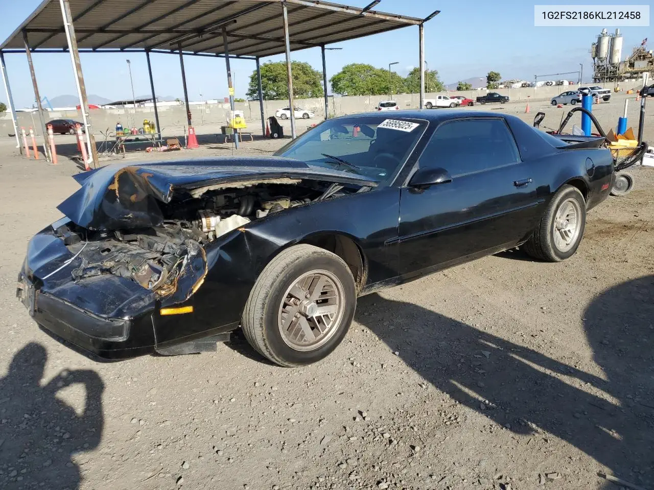 1989 Pontiac Firebird Formula VIN: 1G2FS2186KL212458 Lot: 56995025