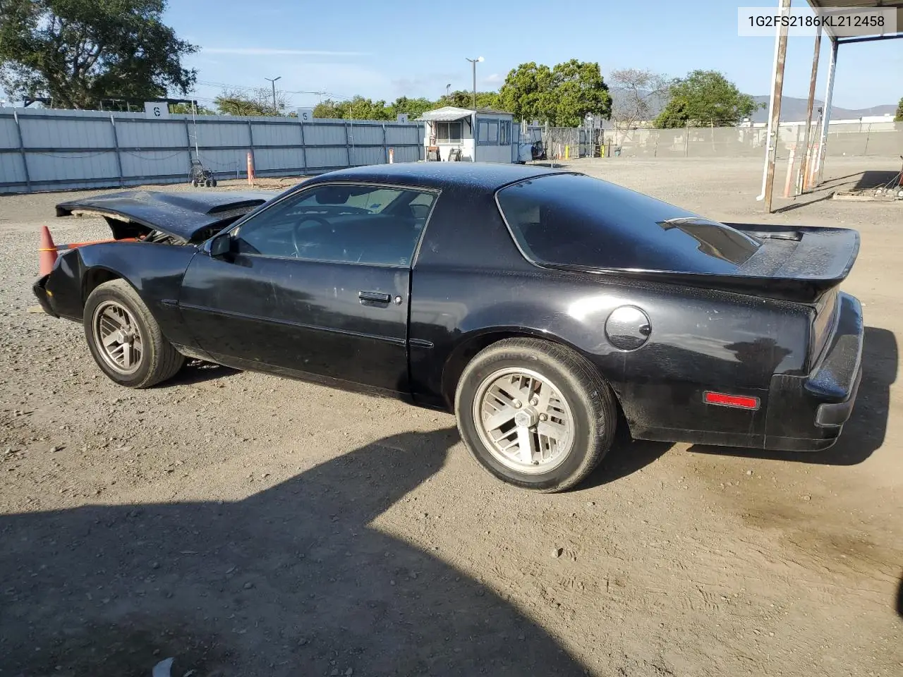 1989 Pontiac Firebird Formula VIN: 1G2FS2186KL212458 Lot: 56995025