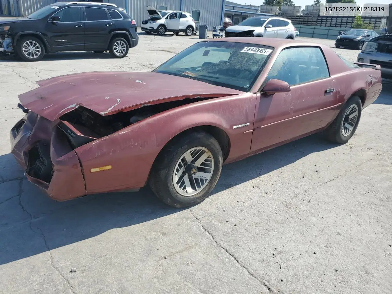 1989 Pontiac Firebird VIN: 1G2FS21S6KL218319 Lot: 58840065
