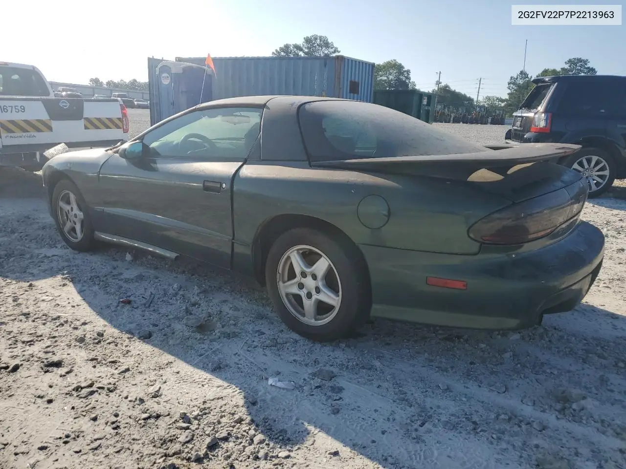 1993 Pontiac Firebird Formula VIN: 2G2FV22P7P2213963 Lot: 62092405