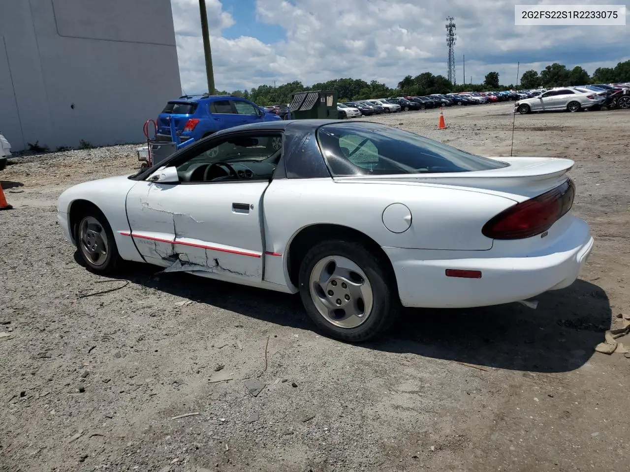 1994 Pontiac Firebird VIN: 2G2FS22S1R2233075 Lot: 61735825
