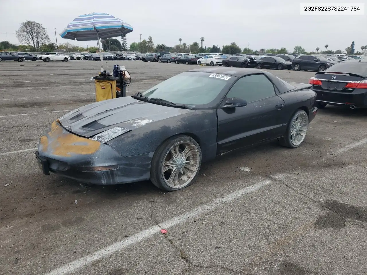 1995 Pontiac Firebird VIN: 2G2FS22S7S2241784 Lot: 53587895