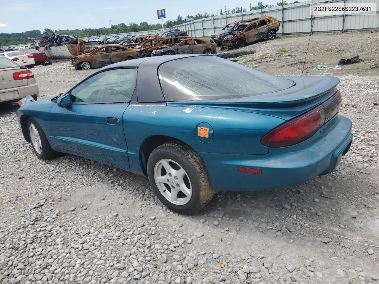 1995 Pontiac Firebird VIN: 2G2FS22S6S2237631 Lot: 61542625