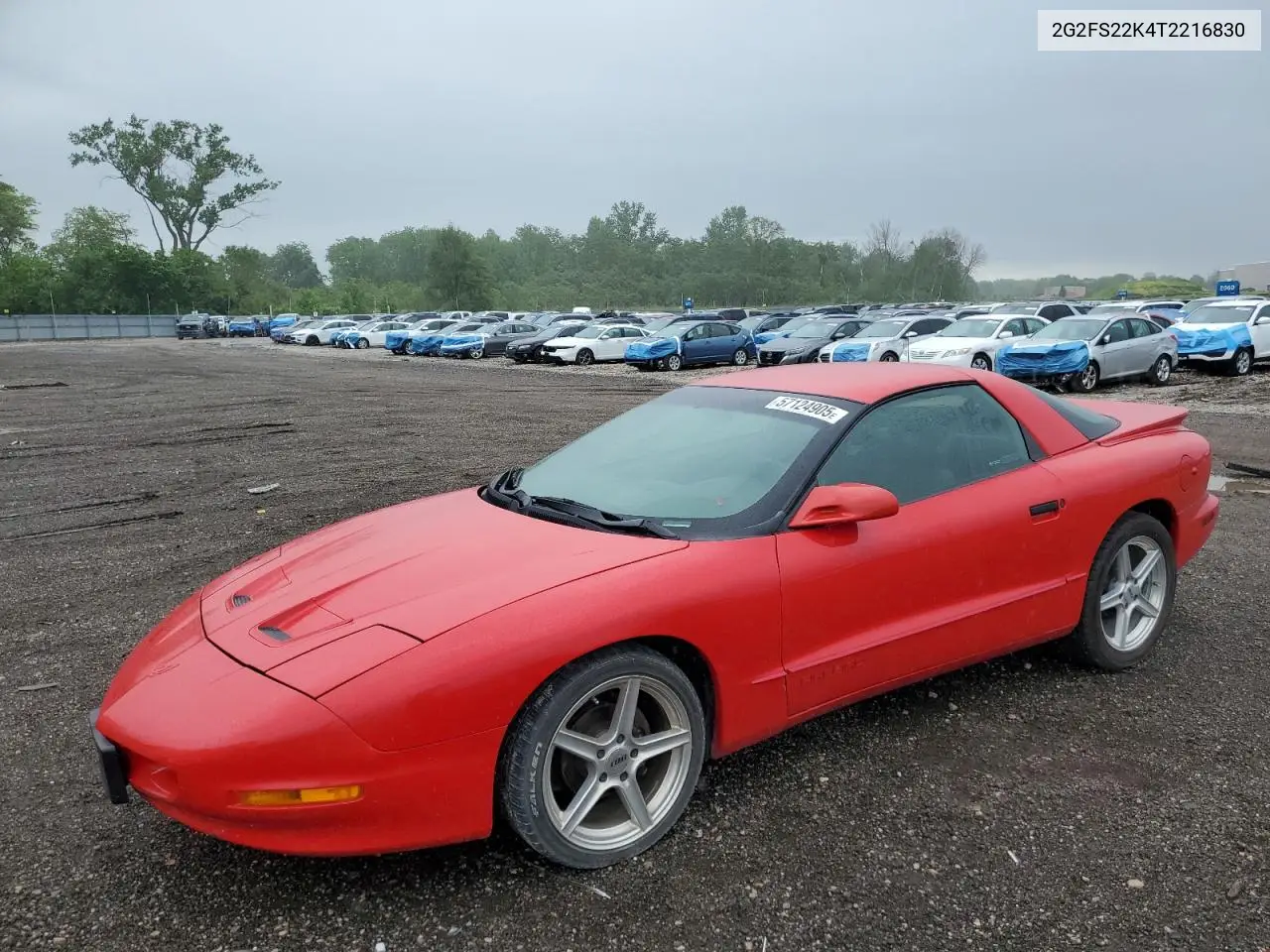 1996 Pontiac Firebird VIN: 2G2FS22K4T2216830 Lot: 57124905