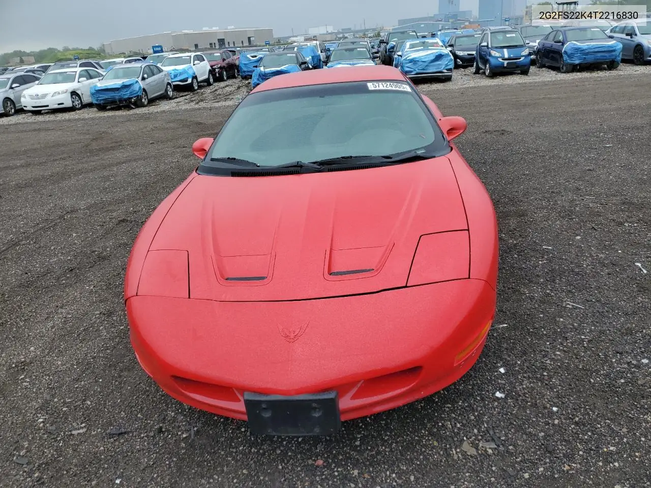 1996 Pontiac Firebird VIN: 2G2FS22K4T2216830 Lot: 57124905