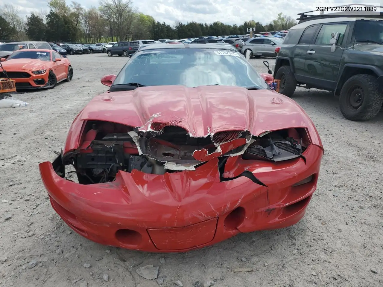 1998 Pontiac Firebird Formula VIN: 2G2FV22G2W2211889 Lot: 51782345