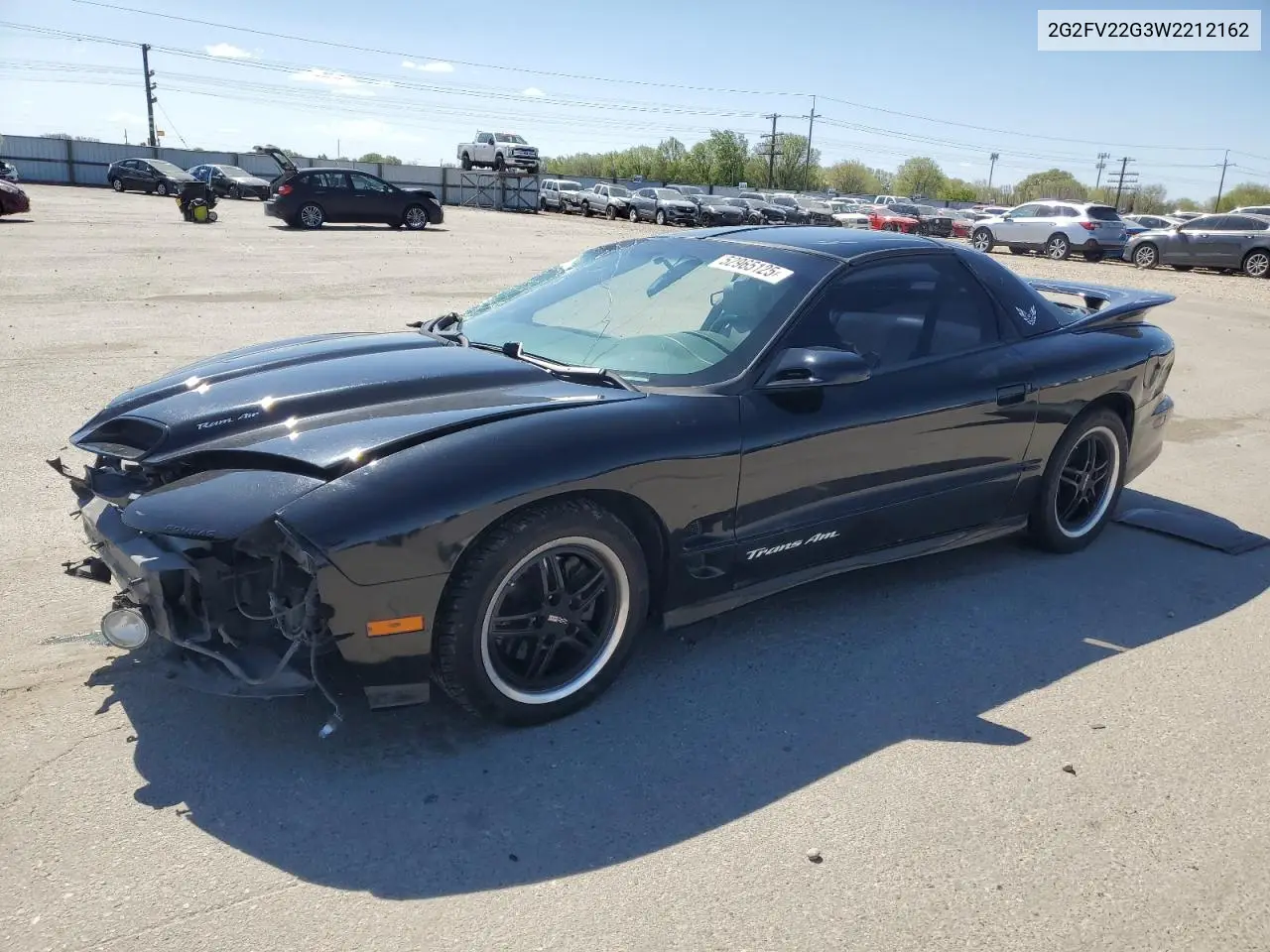1998 Pontiac Firebird Formula VIN: 2G2FV22G3W2212162 Lot: 52965125