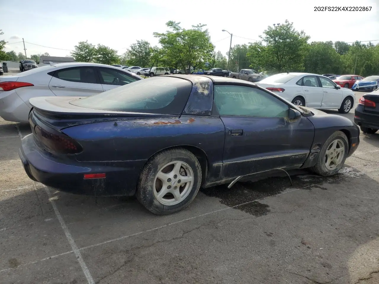 1999 Pontiac Firebird VIN: 2G2FS22K4X2202867 Lot: 54529755
