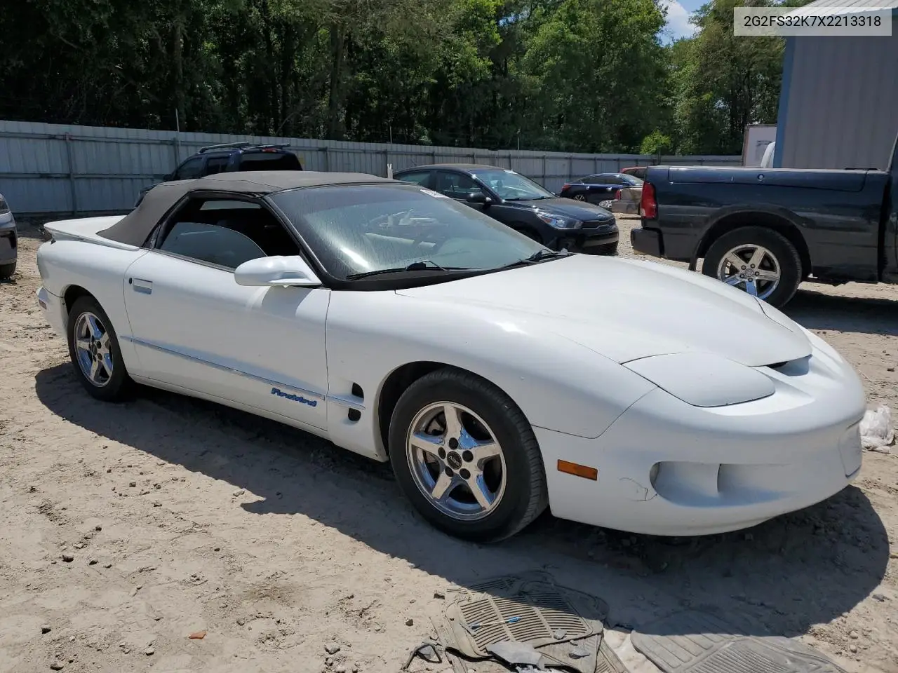 1999 Pontiac Firebird VIN: 2G2FS32K7X2213318 Lot: 54686815