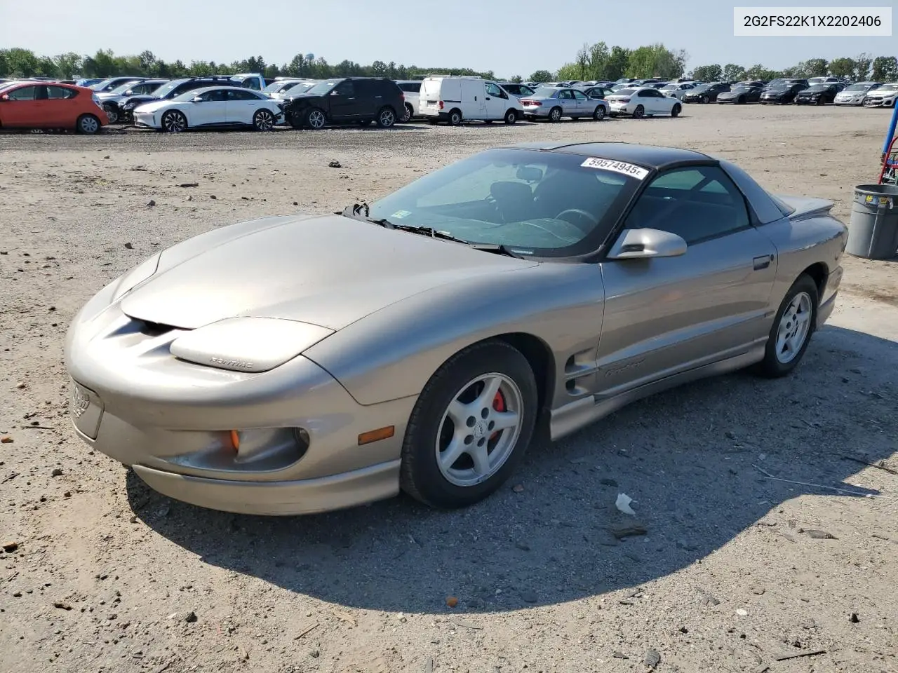 1999 Pontiac Firebird VIN: 2G2FS22K1X2202406 Lot: 59574945