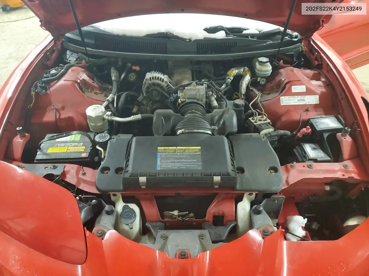 2000 Pontiac Firebird VIN: 2G2FS22K4Y2153249 Lot: 41930965
