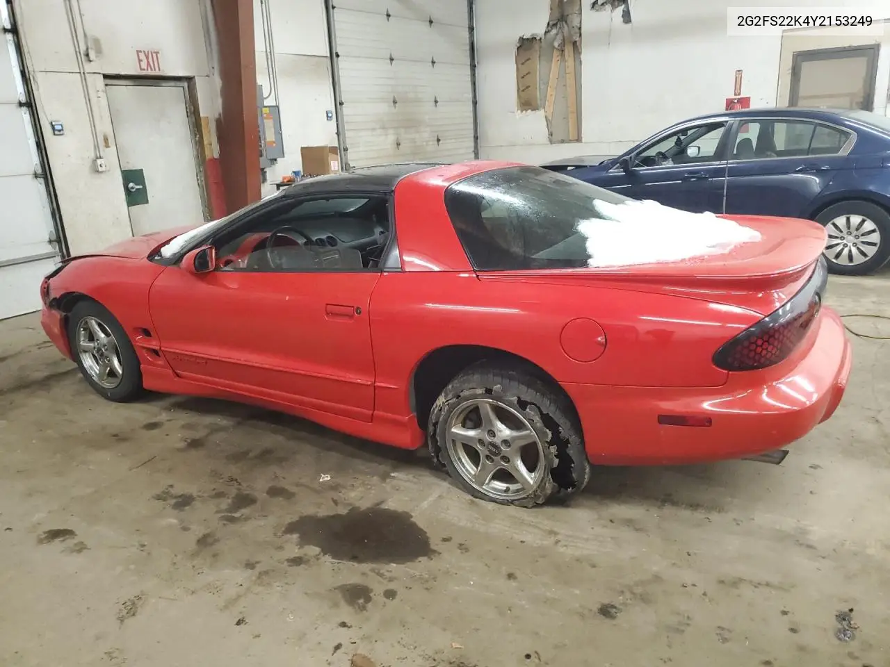 2000 Pontiac Firebird VIN: 2G2FS22K4Y2153249 Lot: 41930965