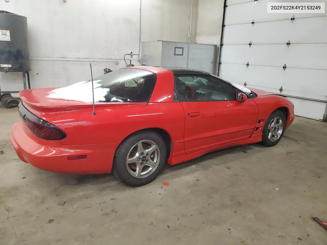 2000 Pontiac Firebird VIN: 2G2FS22K4Y2153249 Lot: 41930965