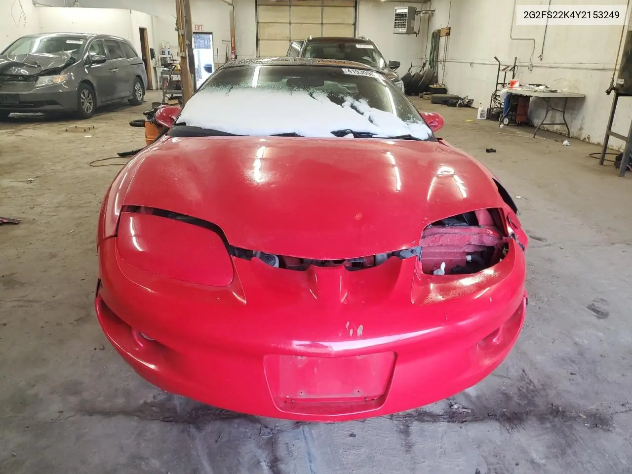 2000 Pontiac Firebird VIN: 2G2FS22K4Y2153249 Lot: 41930965