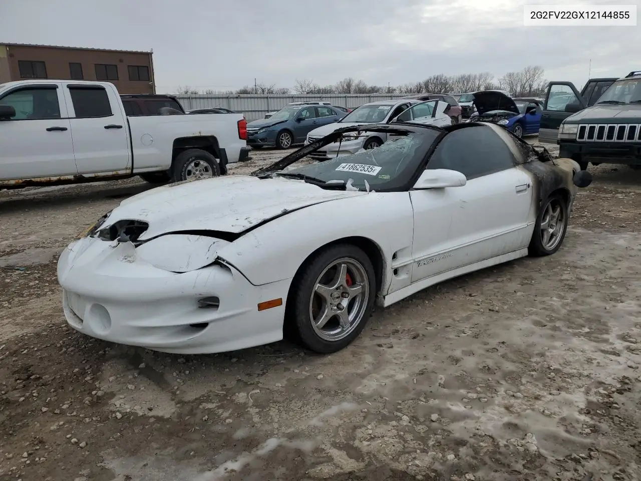 2001 Pontiac Firebird Formula VIN: 2G2FV22GX12144855 Lot: 41862535