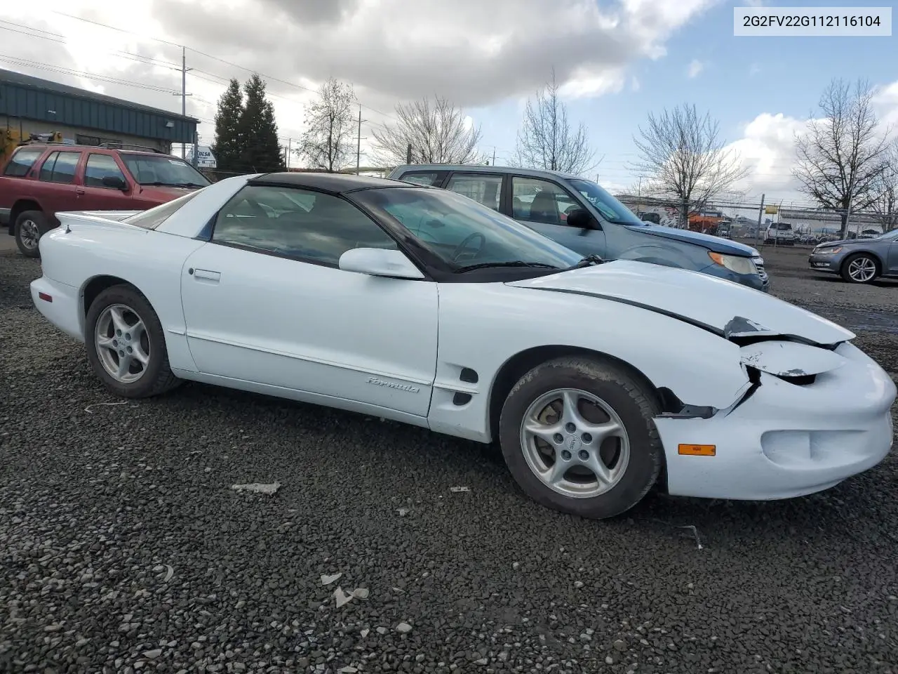 2001 Pontiac Firebird Formula VIN: 2G2FV22G112116104 Lot: 47191405
