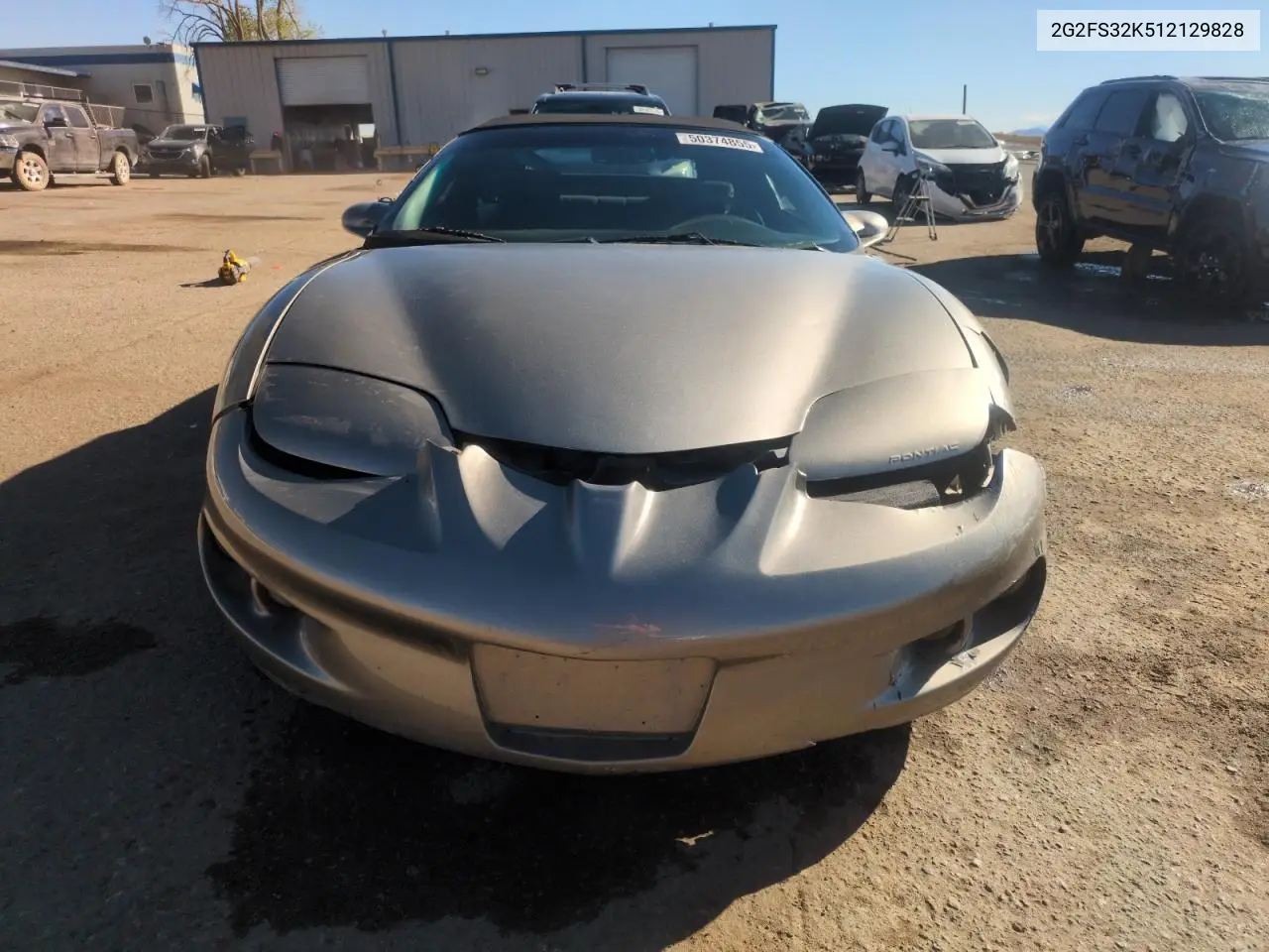 2001 Pontiac Firebird VIN: 2G2FS32K512129828 Lot: 50374855