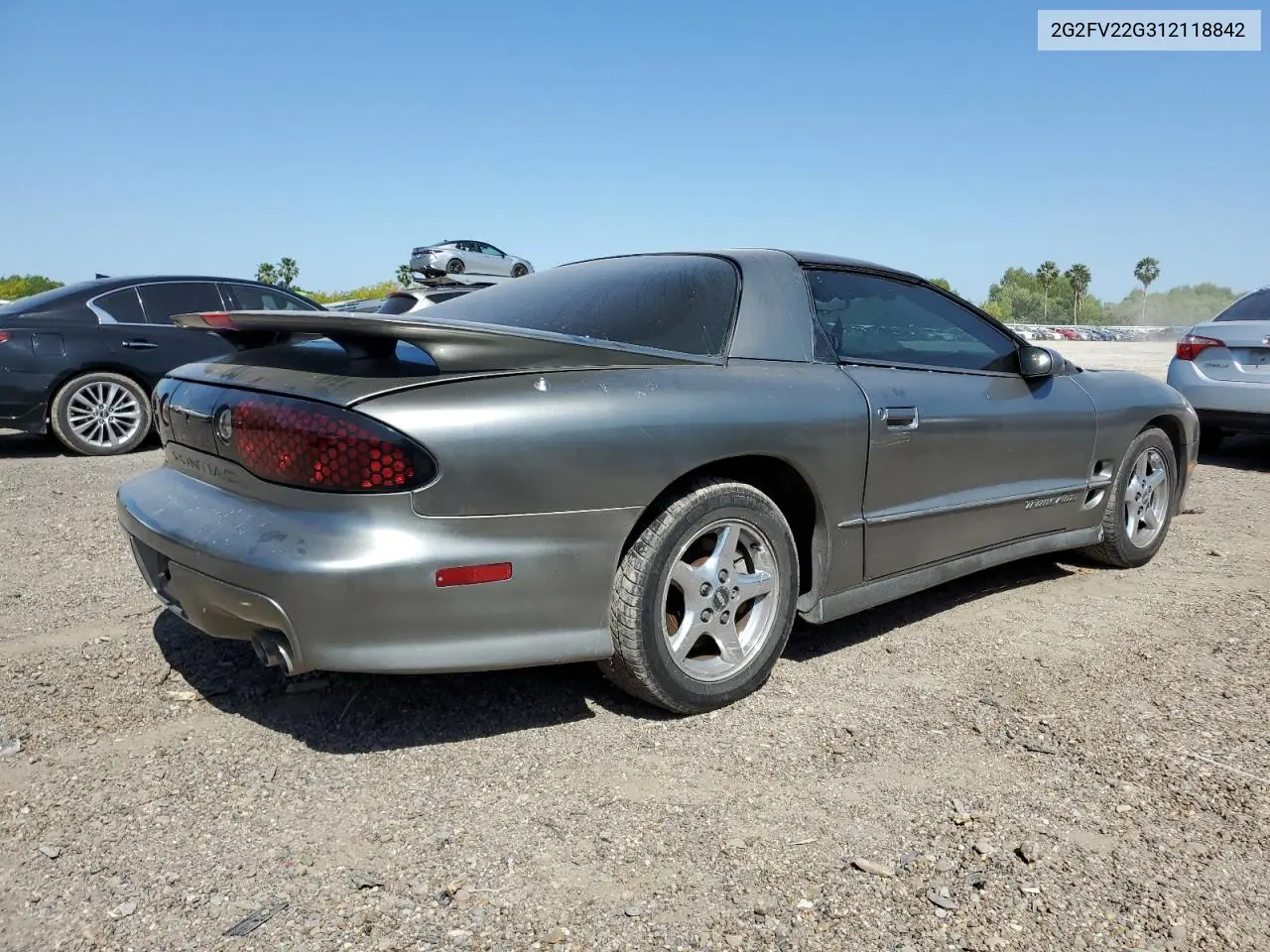 2001 Pontiac Firebird Formula VIN: 2G2FV22G312118842 Lot: 52308045