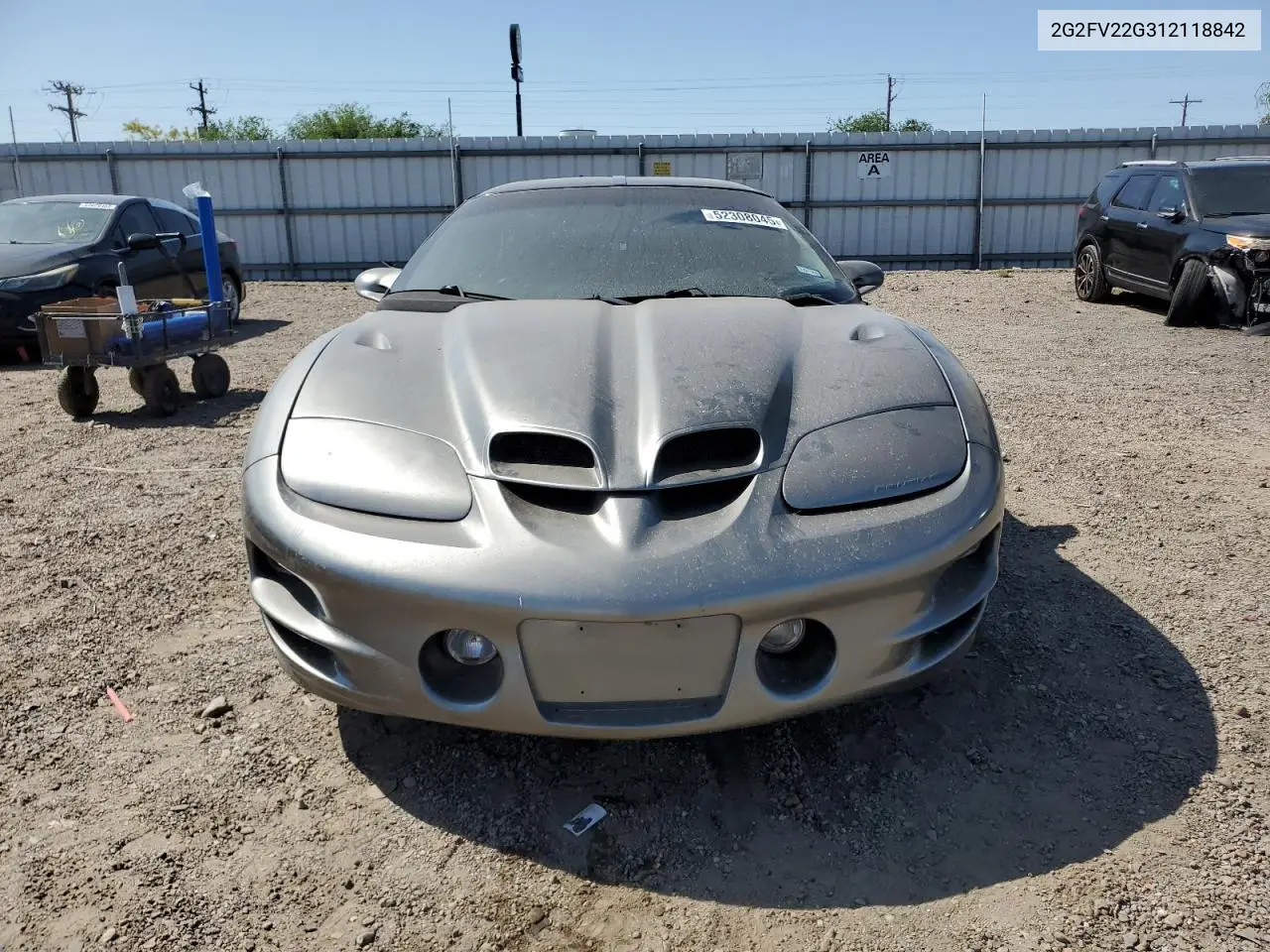 2001 Pontiac Firebird Formula VIN: 2G2FV22G312118842 Lot: 52308045