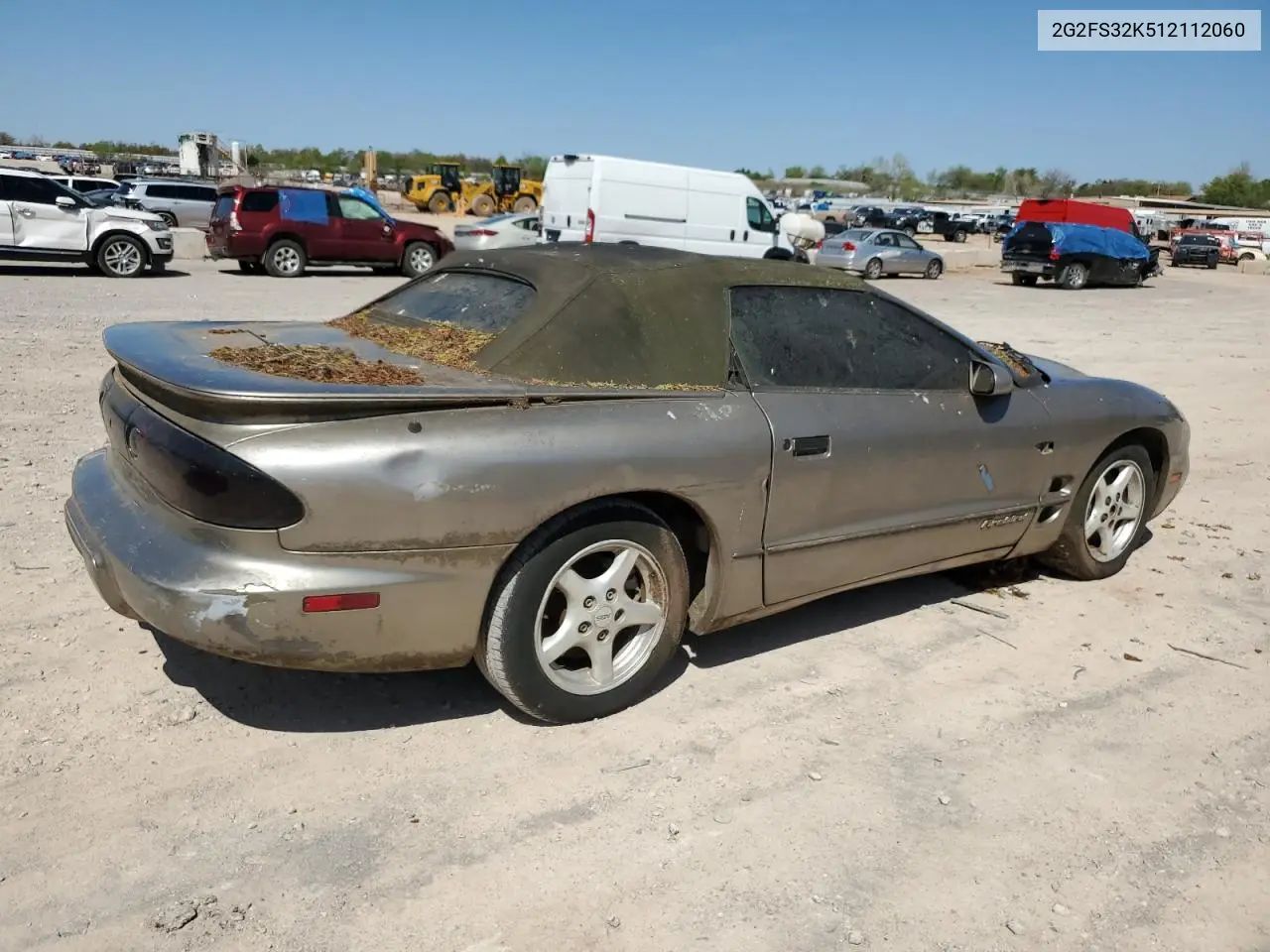 2001 Pontiac Firebird VIN: 2G2FS32K512112060 Lot: 52384515