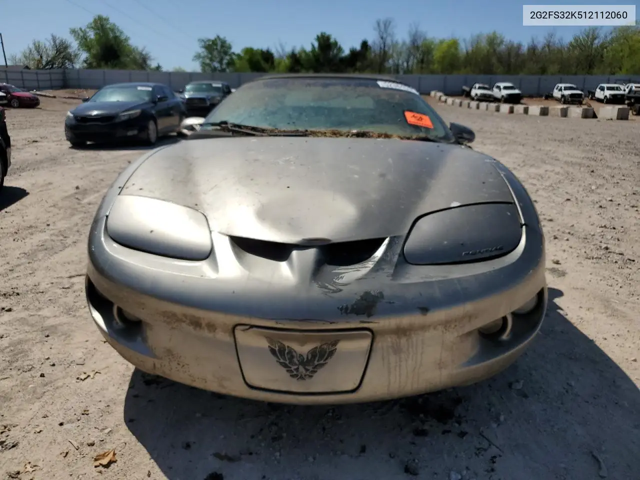 2001 Pontiac Firebird VIN: 2G2FS32K512112060 Lot: 52384515