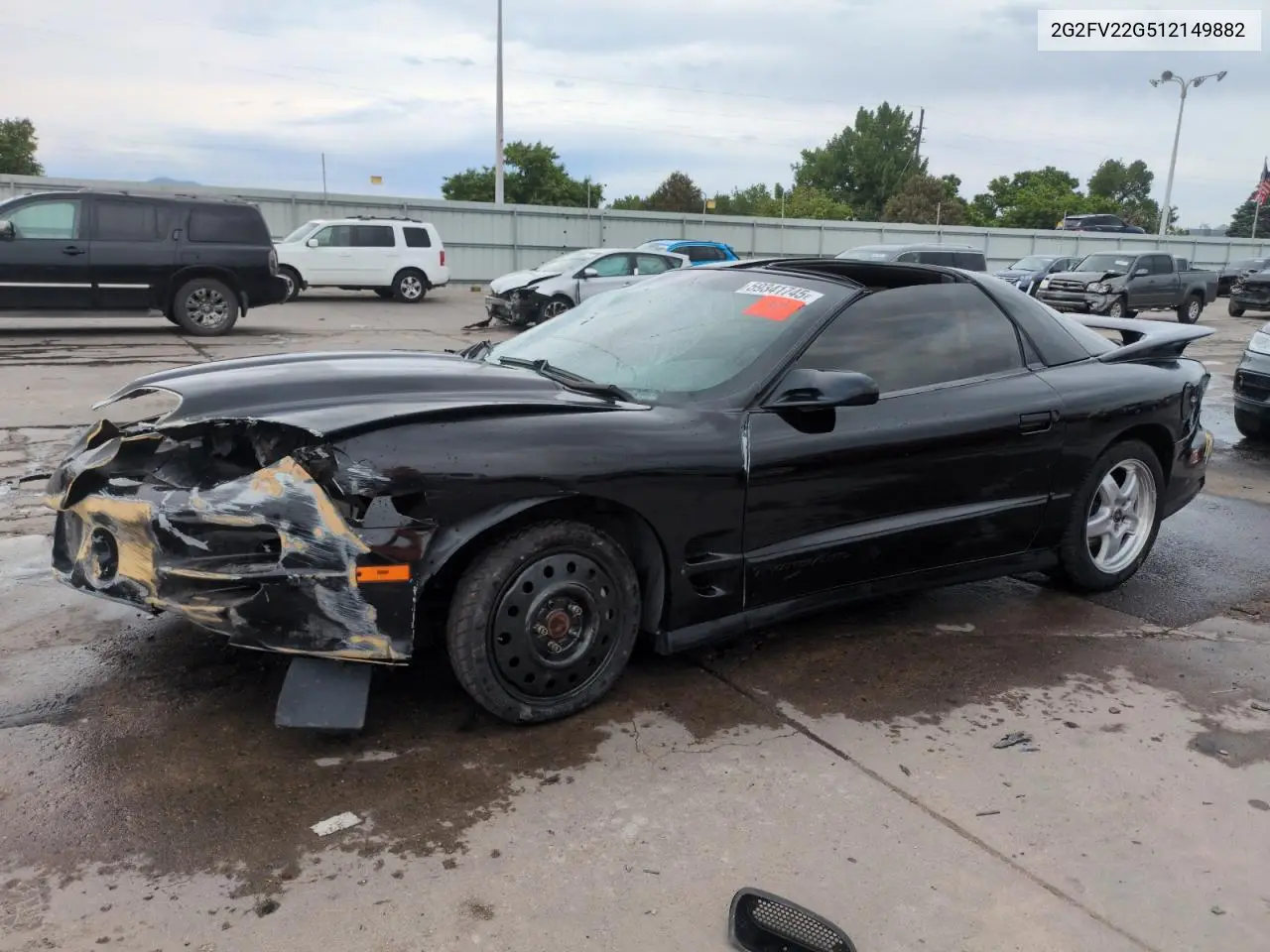 2001 Pontiac Firebird Formula VIN: 2G2FV22G512149882 Lot: 59341745