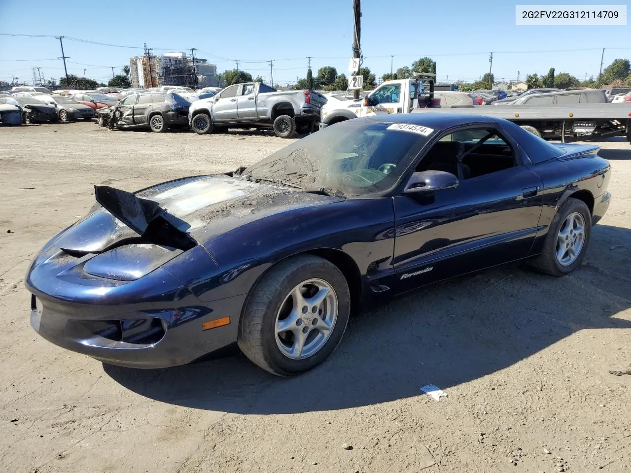 2001 Pontiac Firebird Formula VIN: 2G2FV22G312114709 Lot: 79314574