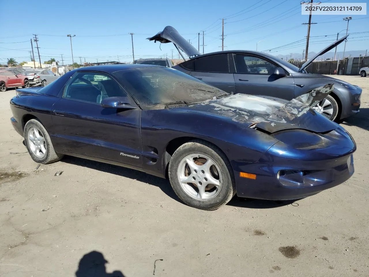 2001 Pontiac Firebird Formula VIN: 2G2FV22G312114709 Lot: 79314574