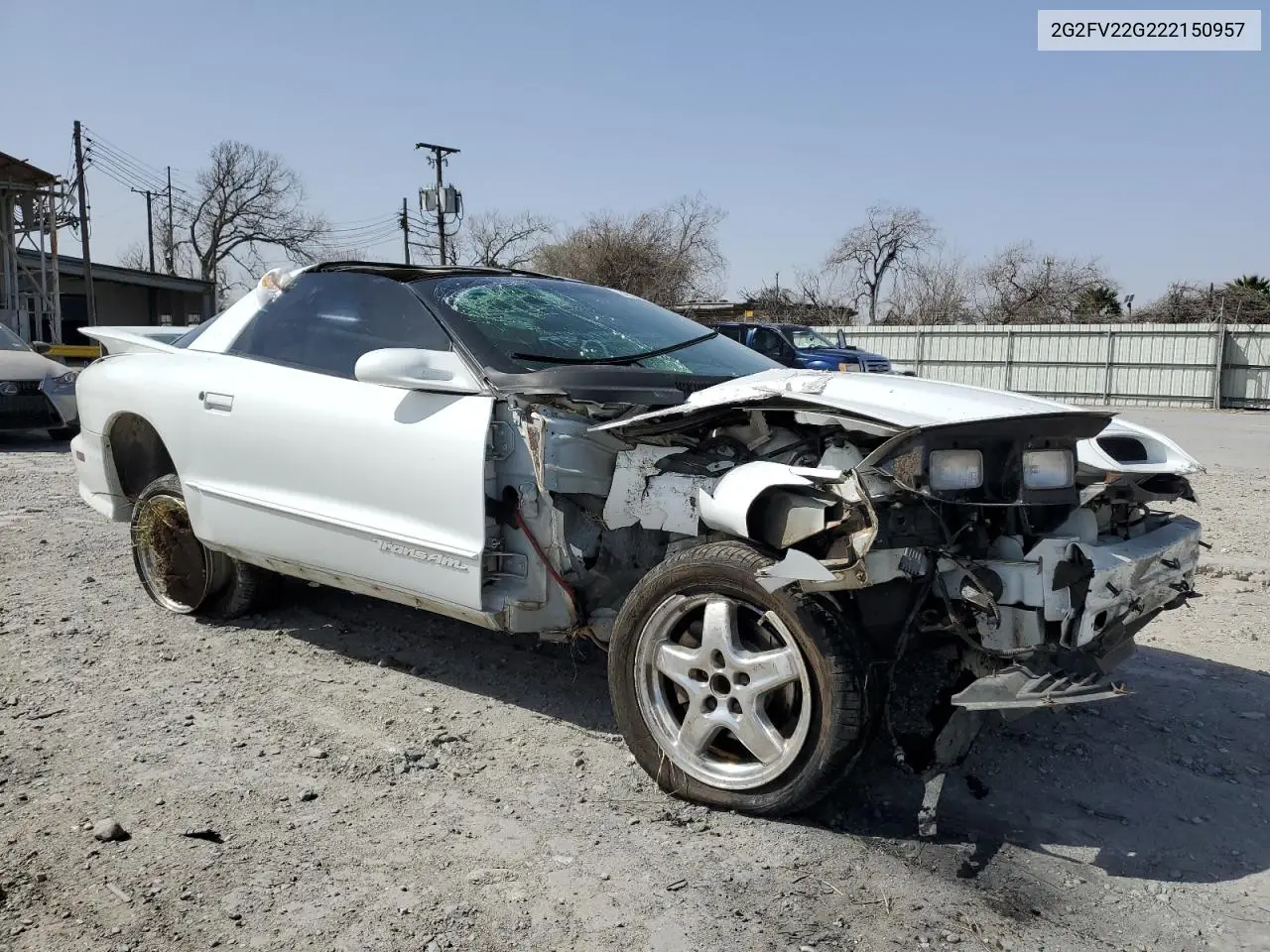 2002 Pontiac Firebird Formula VIN: 2G2FV22G222150957 Lot: 48037565