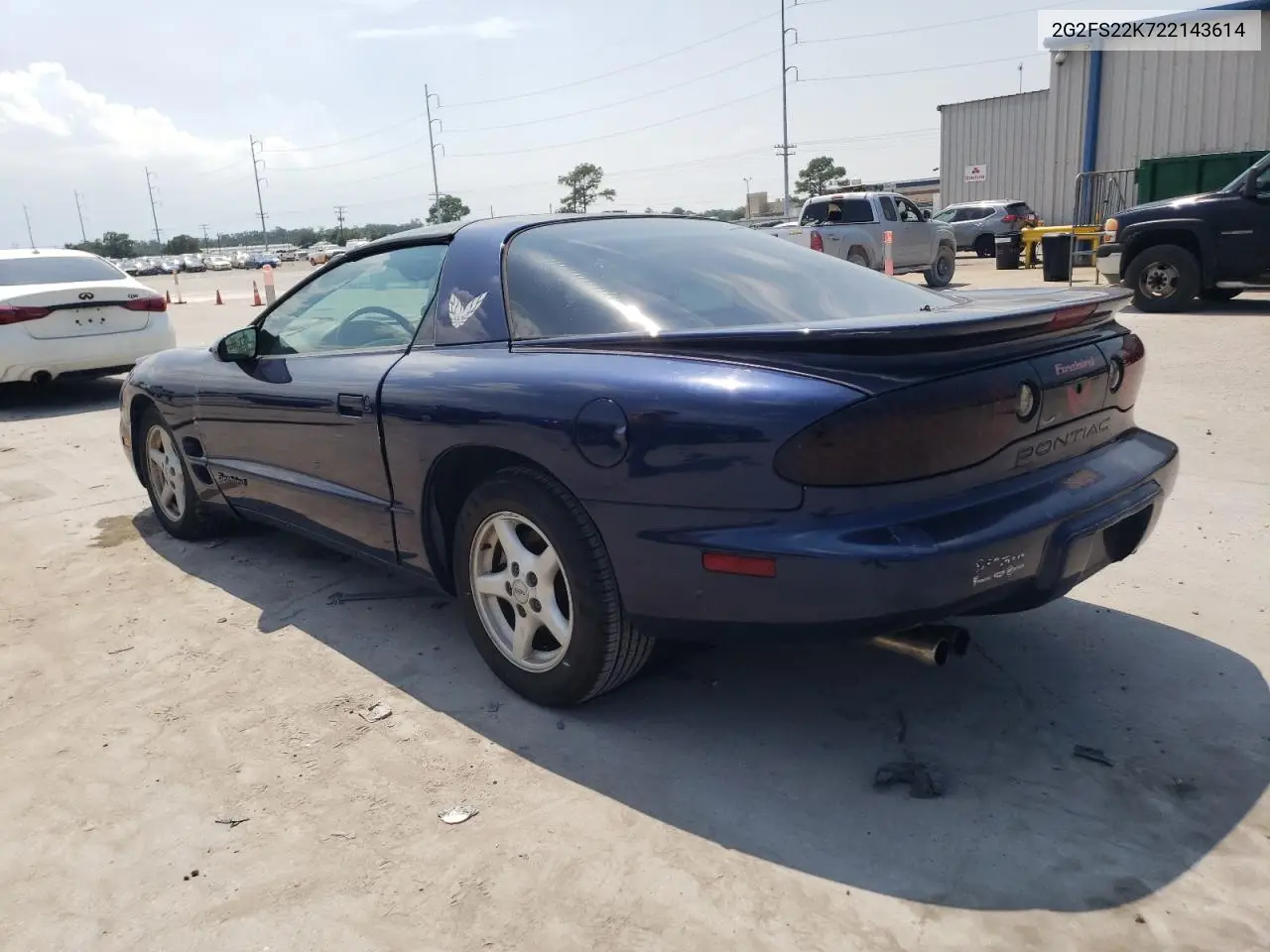 2002 Pontiac Firebird VIN: 2G2FS22K722143614 Lot: 48345535
