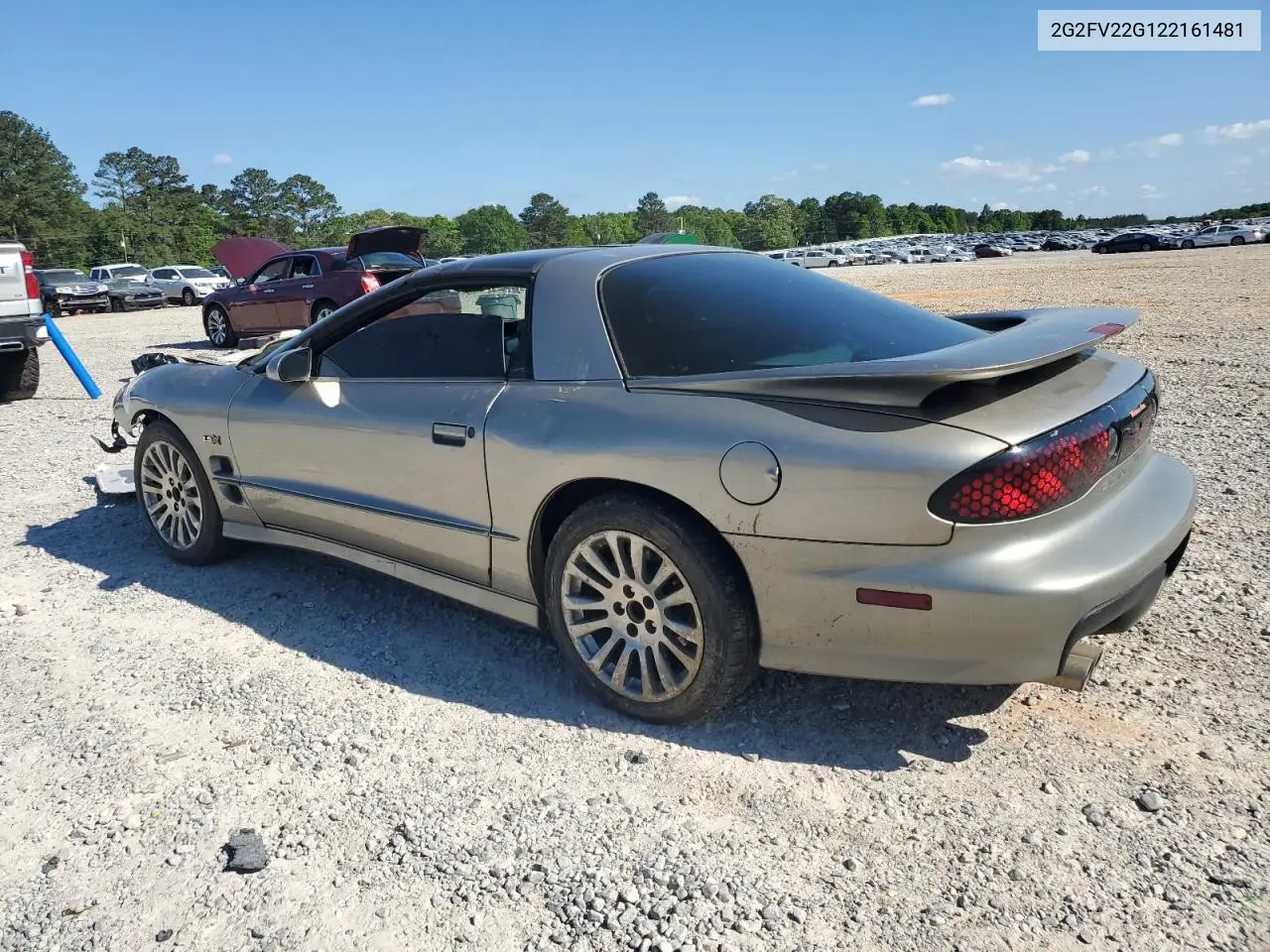 2002 Pontiac Firebird Formula VIN: 2G2FV22G122161481 Lot: 53038095