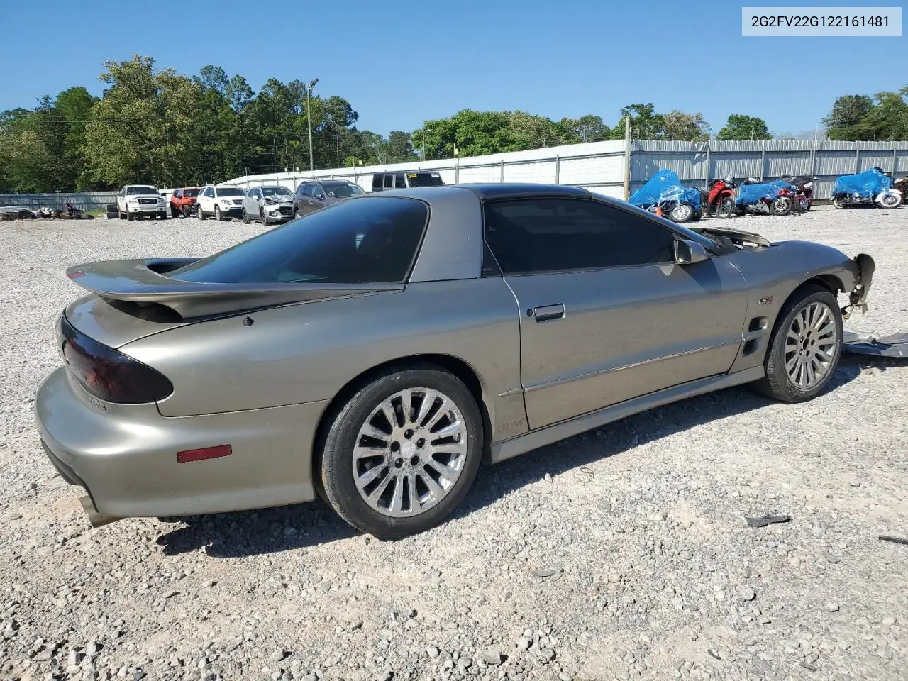 2002 Pontiac Firebird Formula VIN: 2G2FV22G122161481 Lot: 53038095