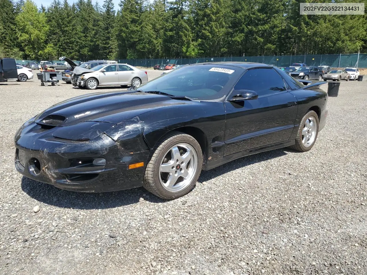 2002 Pontiac Firebird Formula VIN: 2G2FV22G522134431 Lot: 56423935