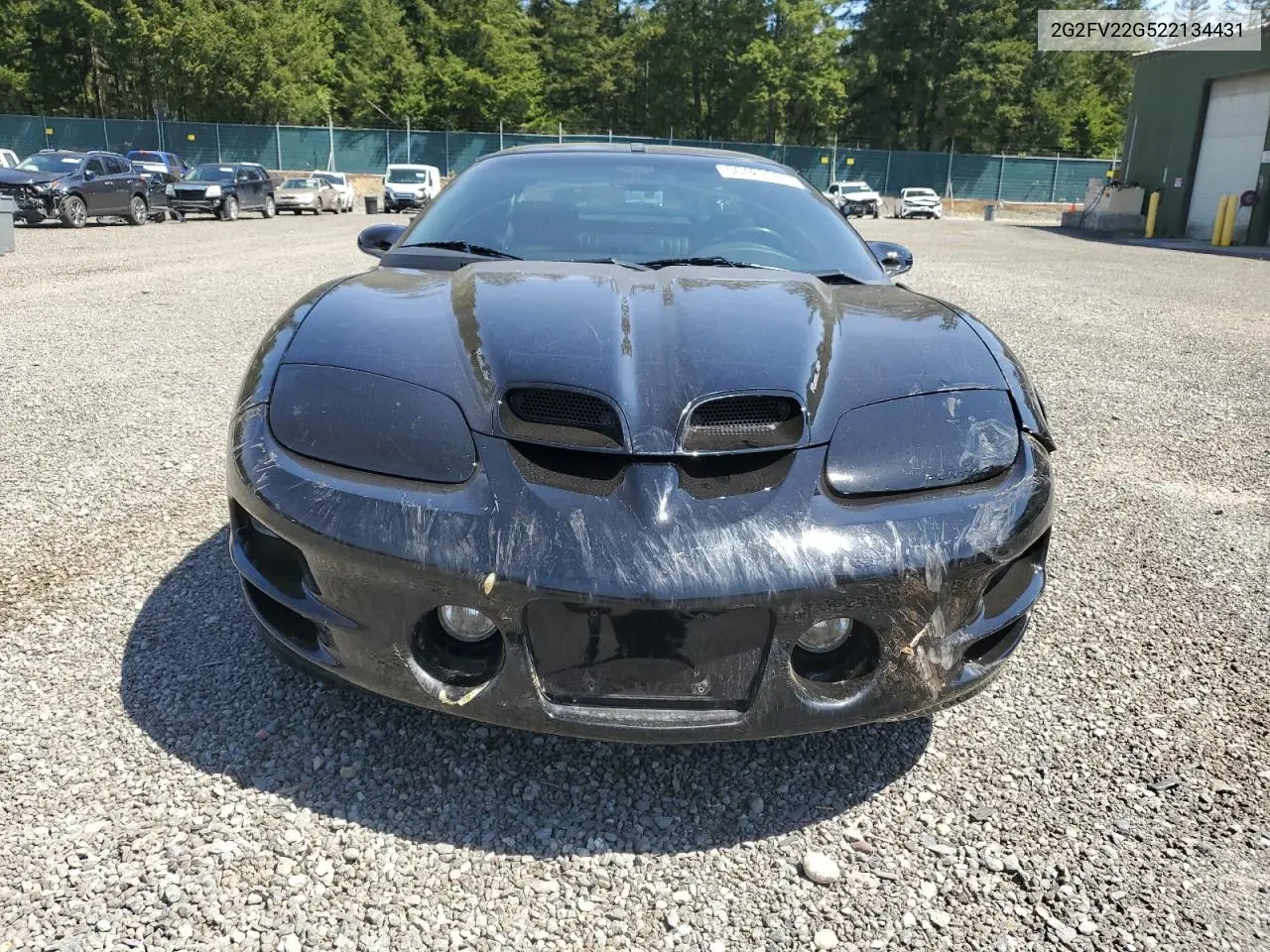 2002 Pontiac Firebird Formula VIN: 2G2FV22G522134431 Lot: 56423935