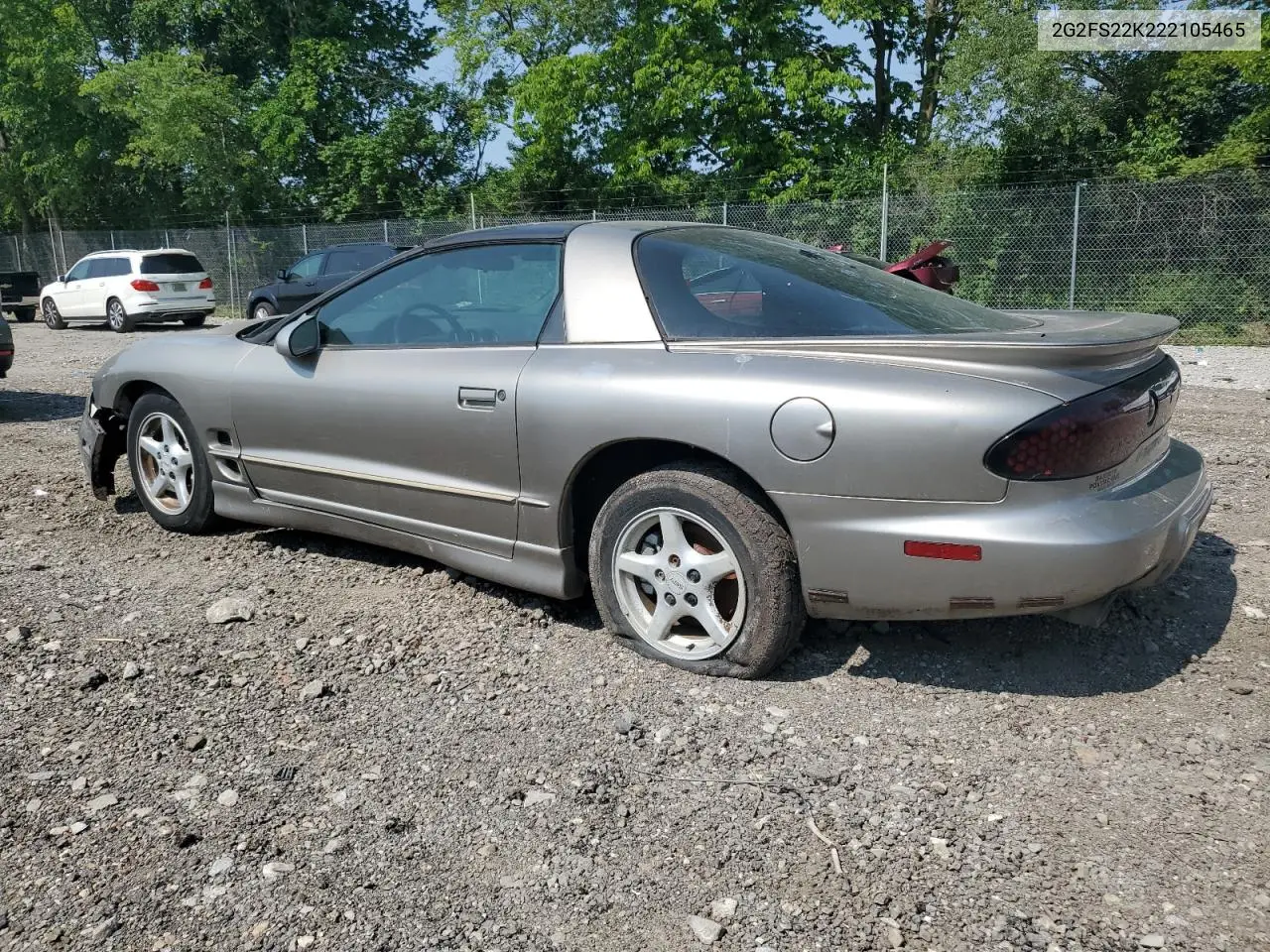 2002 Pontiac Firebird VIN: 2G2FS22K222105465 Lot: 59160565