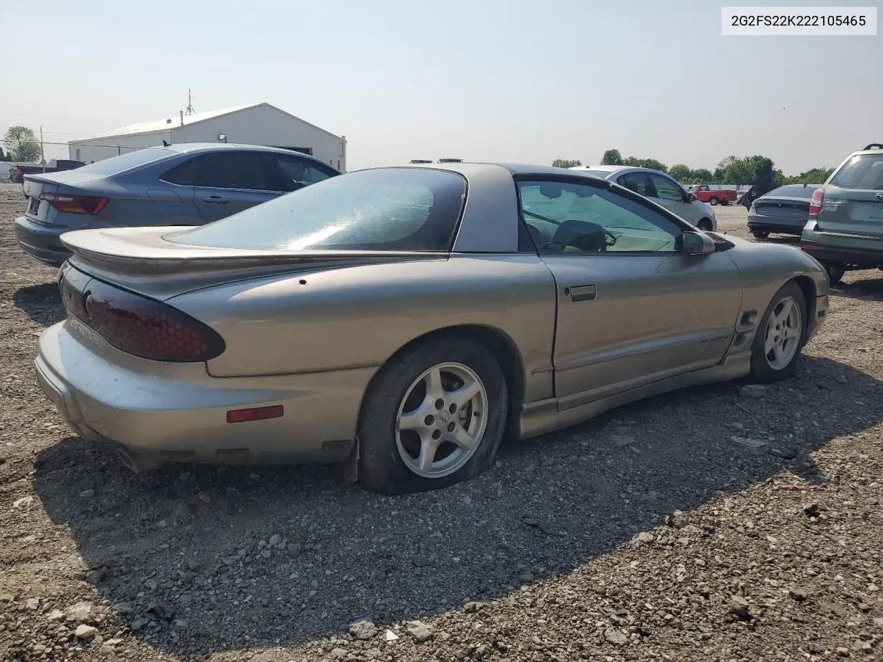 2002 Pontiac Firebird VIN: 2G2FS22K222105465 Lot: 59160565